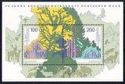 Germany 1997 Nature / Forest / Trees / Animals 2v m / s n29514