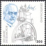 Germany 1997 Rudolf Diesel/ Transport/ Motoring/ Cars/ Engines 1v (n29522)