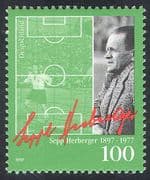 Germany 1997 Sepp Herberger/ Football/ Sports/ Games/ People/ Soccer 1v (n27911)