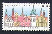 Germany 1997 Straubing / Clock Tower / Buildings / Architecture 1v (n33567)