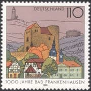 Germany 1998 Bad Frankenhausen/ Castle/ Clock Tower/ Church/ Town Buildings/ Architecture/ History 1v (n45381)