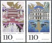 Germany 1998 UNESCO/ Heritage/ Buildings/ Architecture/ Palace/ Temple 2v set n29534