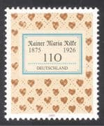 Germany 2000 Rainer Maria Rilke/ Poet/ Writer/ Books/ Poetry/ Literature/ People 1v (n42765)