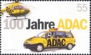 Germany 2003 ADAC 100th/ Patrol Van/ Car/ Helicopter/ Transport/ Motoring/ Aviation 1v (n46412)