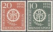 Germany (B) 1956 Engineers/ Trade Union/ Engineering/ Industry/ Business 2v set (n41186)