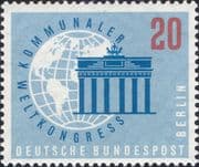 Germany (B) 1959 Communities Congress/ Brandenburg Gate/ Buildings/ Architecture 1v (n46750)