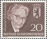 Germany (B) 1961 Louise Schroeder/ Mayor/ Politics/ Government/ People 1v (n46855)