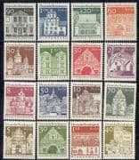 Germany (B) 1964 Buildings / Architecture 16v set n28473