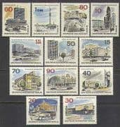 Germany (B) 1965 Cars / VW / Buildings / Bus 12v set (n25421)