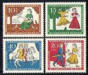 Germany (B) 1965 Cinderella/ Fairy Tales/ Story/ Stories/ Horse 4v set (n28332)