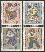 Germany (B) 1970 Puppets / Punch / Welfare 4v set (n25425)