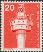 Germany (B) 1975 Industry/ Technology/ Lighthouse/ Nautical/ Buildings/ Maritime Safety 1v (n25430)