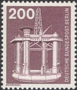 Germany (B) 1975 Industry/ Technology/ Oil Well/ Marine Drilling Platform/ Energy 1v (n25430r)