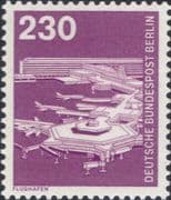 Germany (B) 1975 Industry/ Technology/ Plane/ Airport/ Transport/ Aviation 1v (n25430u)