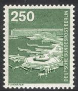 Germany (B) 1975 Planes/ Aircraft/ Airport/ Transport/ Aviation/ Buildings 1v (n25090)