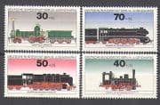 Germany (B) 1975 Steam / Trains / Transport 4v set (n25256)