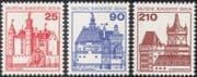 Germany (B) 1977 (1979 additional values) Castles/ Buildings/ Architecture/ Heritage/ History 3v (n28597)