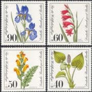 Germany (B) 1981 Relief Fund/ Wild Flowers/ Plants/ Nature/ Welfare/ Health 4v set (n28121c)