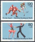 Germany (B) 1983 Ice Hockey/ Skating/ Dancing/ Sports/ Games/ Dance 2v set (n27509)