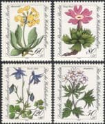 Germany (B) 1983 Relief Fund/ Endangered Alpine Flowers/ Plants/ Nature/ Welfare/ Health/ Conservation 4v set (n28121e)