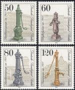 Germany (B) 1983 Street Water Pumps/ Architecture/ Design/ Art/ Engineering 4v set (n27503)