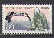 Germany (B) 1984 Bird / Stork / Brehm / Zoologist 1v (n25106)