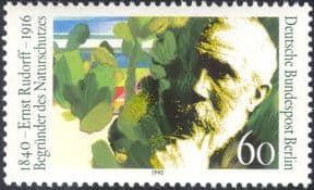 Germany (B) 1990 Ernst Rudorff/ Conservation/ Environment/ People 1v (n44483)