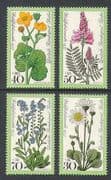 Germany (Berlin) 1977 Meadow Flowers 4v set (n21884)