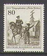 Germany (Berlin) 1983 Horse / Telegraph / Animals 1v n23581