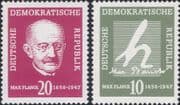 Germany (DDR) 1958 Max Planck/ Physics/ Science/ Scientists/ People 2v set (n46760)