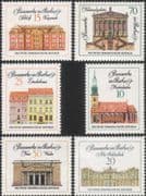 Germany (DDR) 1971 Old Library/ Church/ Castle/ Architecture/ Buildings 6v set (n46372)