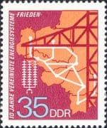 Germany (DDR) 1973 Power Network/ Electricity/ Energy/ Electric 1v (n46757)
