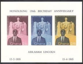 Ghana 1959 Dr. Nkrumah  /  Abraham Lincoln  /  Politics  /  Politicians  /  People m  /  s (n39574)