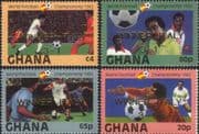 Ghana 1983 Football World Cup Championship Winners/ Sports/ Soccer 4v GOLD o/p (b7569)