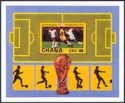Ghana 1984 (1982 surch) World Cup/ Football/ Sports/ Soccer/ Games 1v m/s (b7569b)