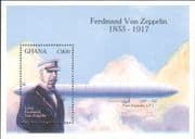 Ghana 1993 Zeppelin/ Airship/ Balloon/ Transport MISREGISTER ERROR 1v m/s n26390da