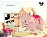 Ghana 1994 Disney/ Mickey 65th/ Elephant/ Films/ Cinema/ Cartoons/ Animation 1v m/s (b4165z)