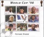 Ghana 1997 Football World Cup Championships, France/ Players/ Soccer/ Sports 8v m/s (s5412e)
