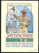 Ghana 2007 Scouts 100th / Jamboree / Youth / Birds m / s n28965