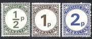Gibraltar 1971 Postage Due / (D1 decimal) 3v set (n22943)