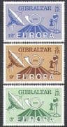 Gibraltar 1979 Europa / Communications / Telephone / Radio / Posthorn 3v set (n37997)