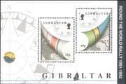Gibraltar 1992 Round World Yacht Race/ Sailing/ Sports/ Maps/ Sails 2v m/s (s6390e)