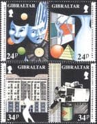 Gibraltar 1993 Europa/ Contemporary Art/ Music/ Dance/ Dancing/ Theatre/ Drama/ Photography/ Architecture 4v set (n43614)