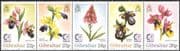 Gibraltar 1995 Singapore '95 / Orchids/ Flowers/ Plants/ Nature/ StampEx/ Orchid 5v stp s6392m