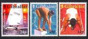 Gibraltar 1995 Sports / Games / Sailing / Swimming 3v n31480
