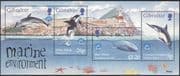 Gibraltar 1998 IY Ocean/ Dolphins/ Whales/ Marine/ Nature/ Lighthouse 4v m/s (b2909)