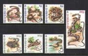 Gibraltar 2001 Snakes/ Reptiles/ Animals/ Nature/ Wildlife 7v set (n19872)