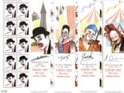 Gibraltar 2002 Europa/ Famous Clowns/ Circus/ People/ Entertainment/ Entertainers 4 x 10v shts (n22900b)