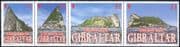 Gibraltar 2002 Rock of Gibraltar/ Views/ Tourism/ Lighthouse 4v s-t strp se-tenant strip (s4433)