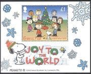 Gibraltar 2003 Christmas / SNOOPY / Peanuts / DOG / Cartoons m / s n11047